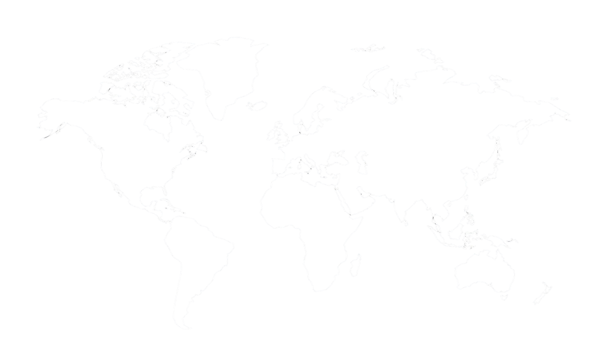 World map banner